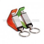 USB Promosi Leather Keychain 001