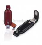 USB Promosi Leather Button