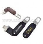 USB Promosi Leather Swivel