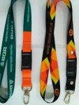 Custom lanyard/ Tali id card dengan bahan tali polyester tissue